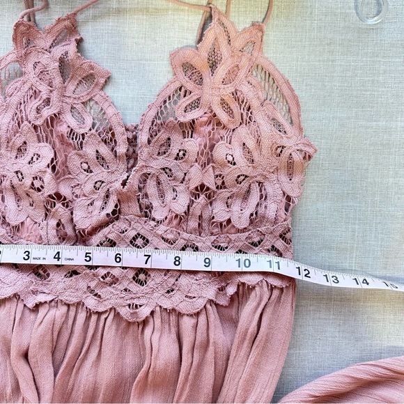 Free people Adela maxi dress in dusty rose - Picture 7 of 9